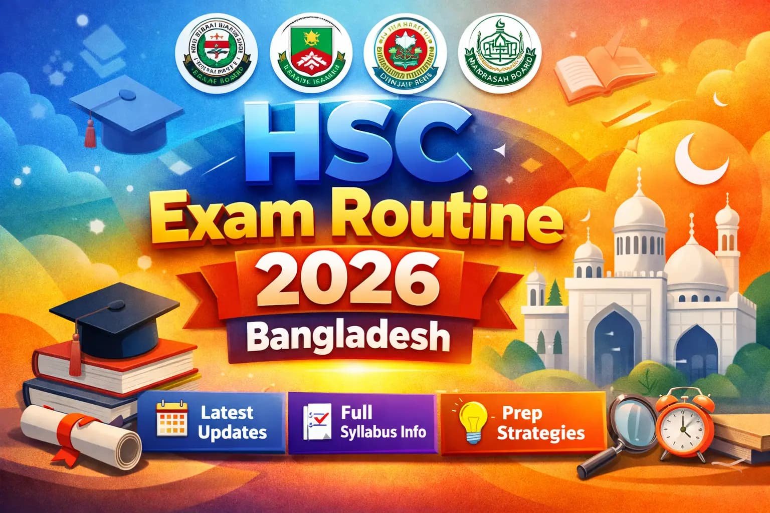 HSC Exam Routine 2026 Bangladesh β Latest Update & Full Guide